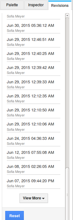 Revisions Lists Revisions Lists