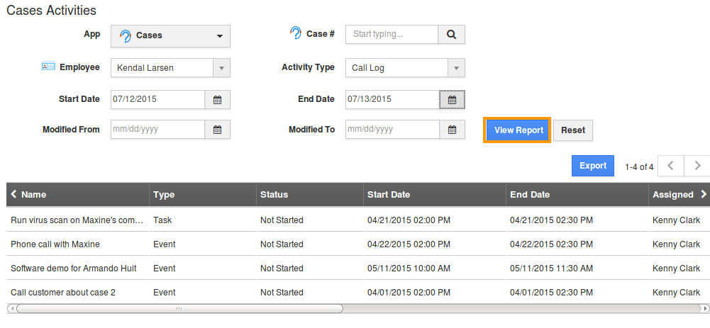 View Reports