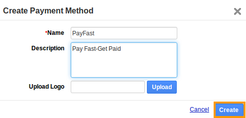 create payment method