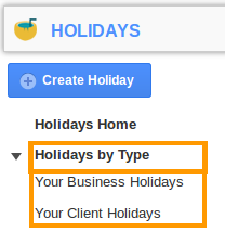 Holidays By Type