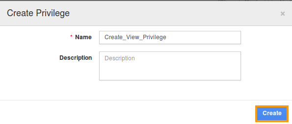 Create View Privilege