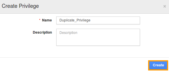 Duplicate Privilege