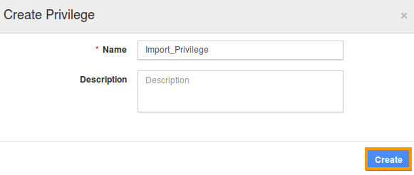 Import Privilege