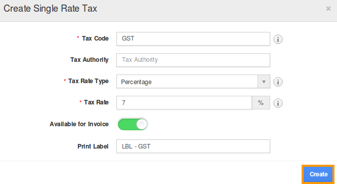 create single rate tax