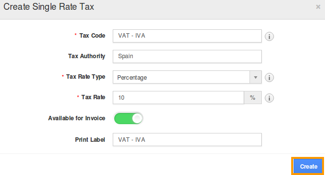 Create single rate tax