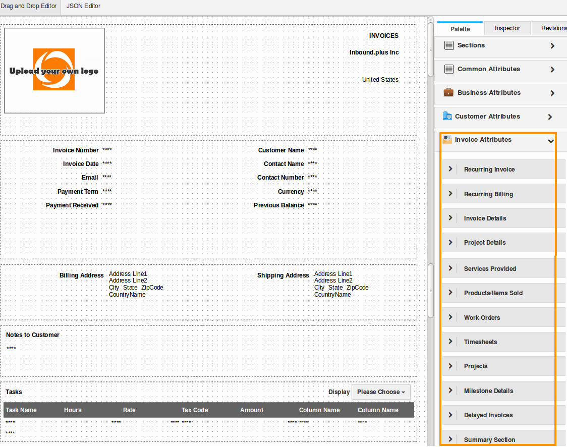 Invoice Attributes