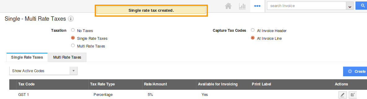 tax created