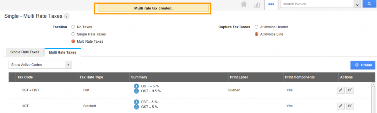 Created Tax