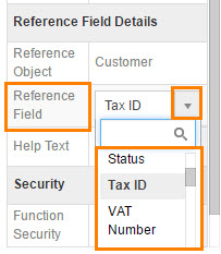 Reference App Field Values