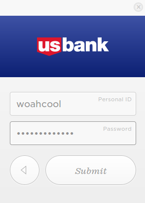 US bank login