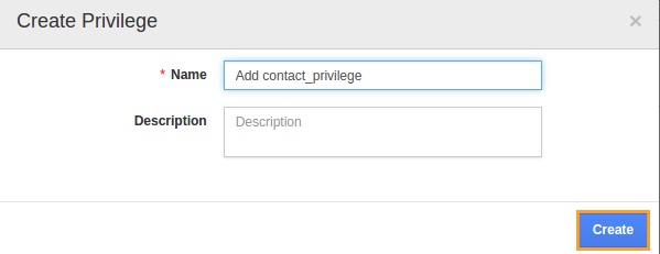 add contact privilege