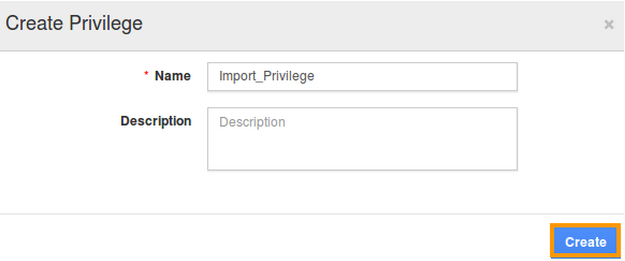 Import privilege