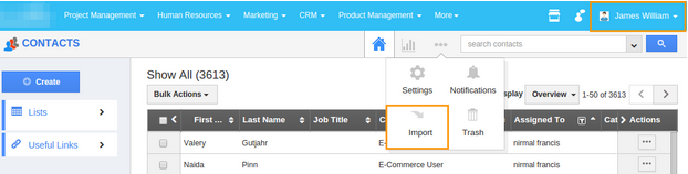 Import Visibility