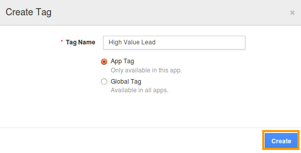 leads app tag