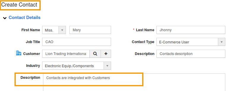 contact description contact description