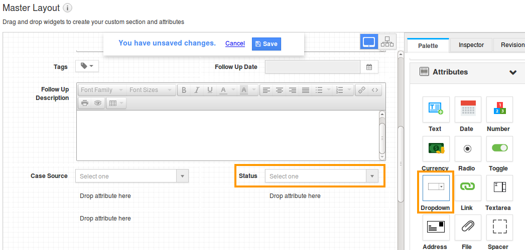 cases drop down cases drop down