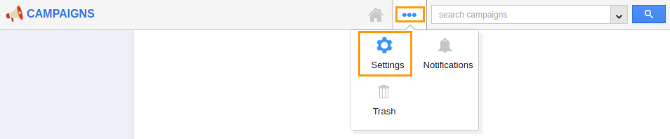 campaigns settings
