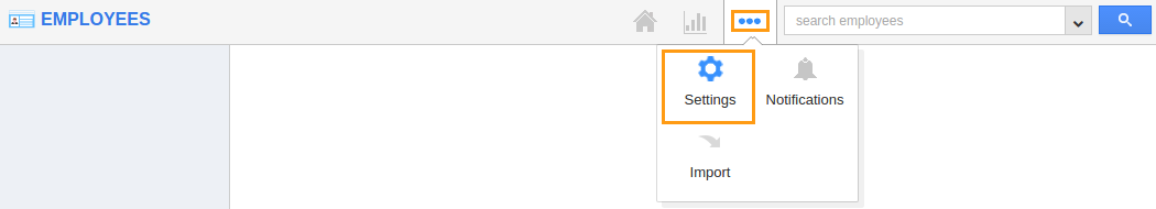 employees settings