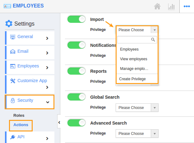 image result for give access to import  employees