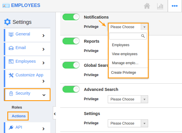 image result for give permission to access notification in employees app
