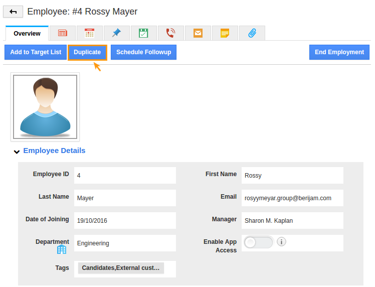 image result for allow users to duplicate an employees