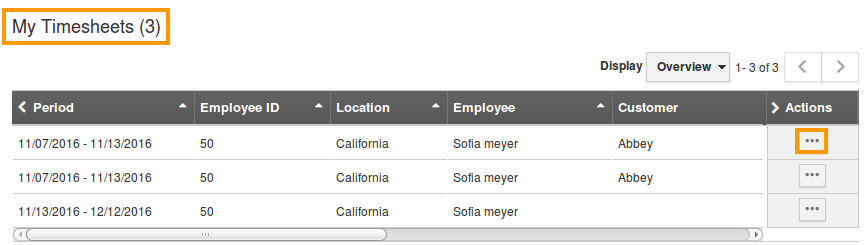 my timesheets