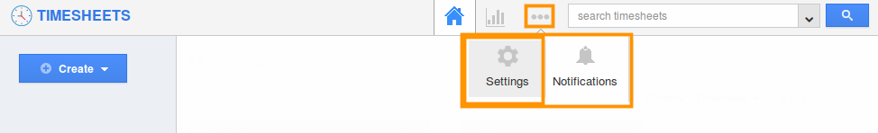 settings timesheets