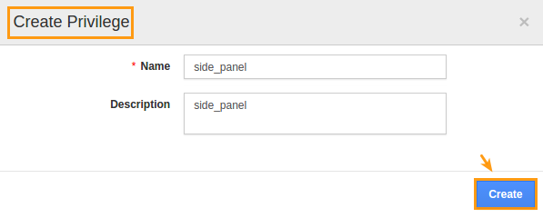 image result for give access to users for side panel in employees 