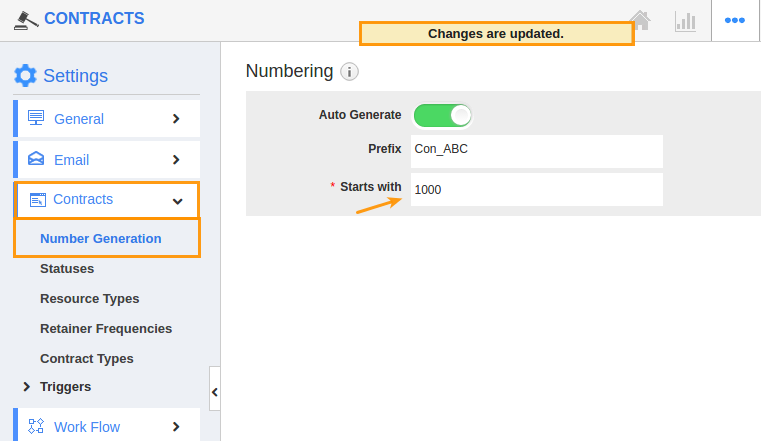 numbering