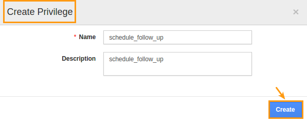 schedule-follow-up-create-privilege create-privilege