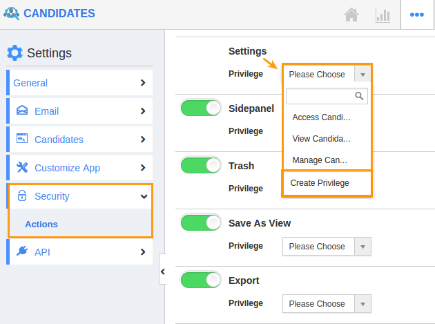 actions-settings