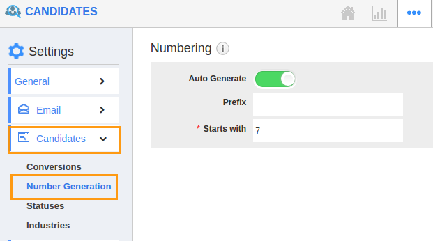 number generation