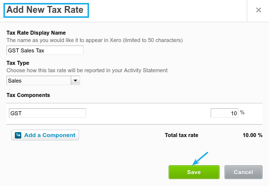 new tax rate popup