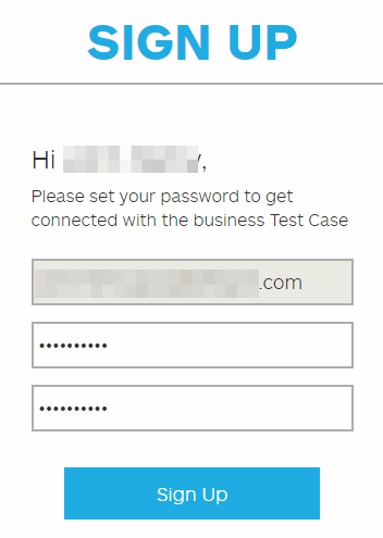 customer contact signup