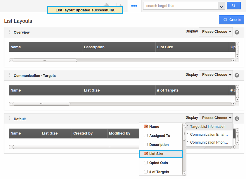 select required fields