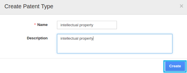 create patent type