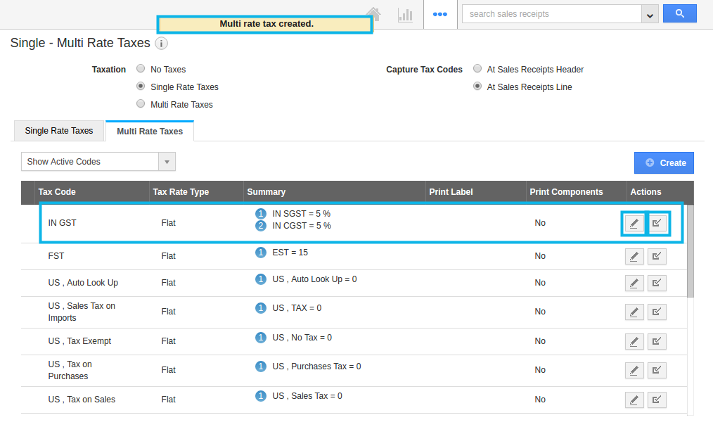 edit multi rate tax