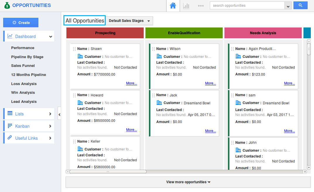 default homepage set as kanban