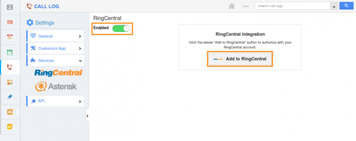 add to ringcentral