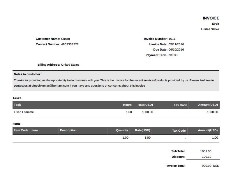 invoices-dental