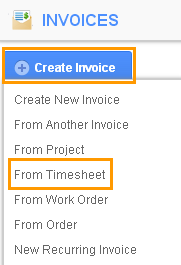 from timesheet