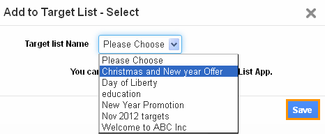 select-the-targets-list