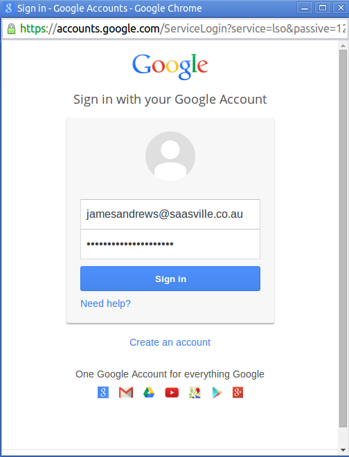 Google account