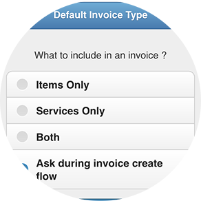 invoice an item