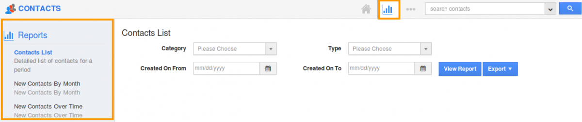 Reports Page