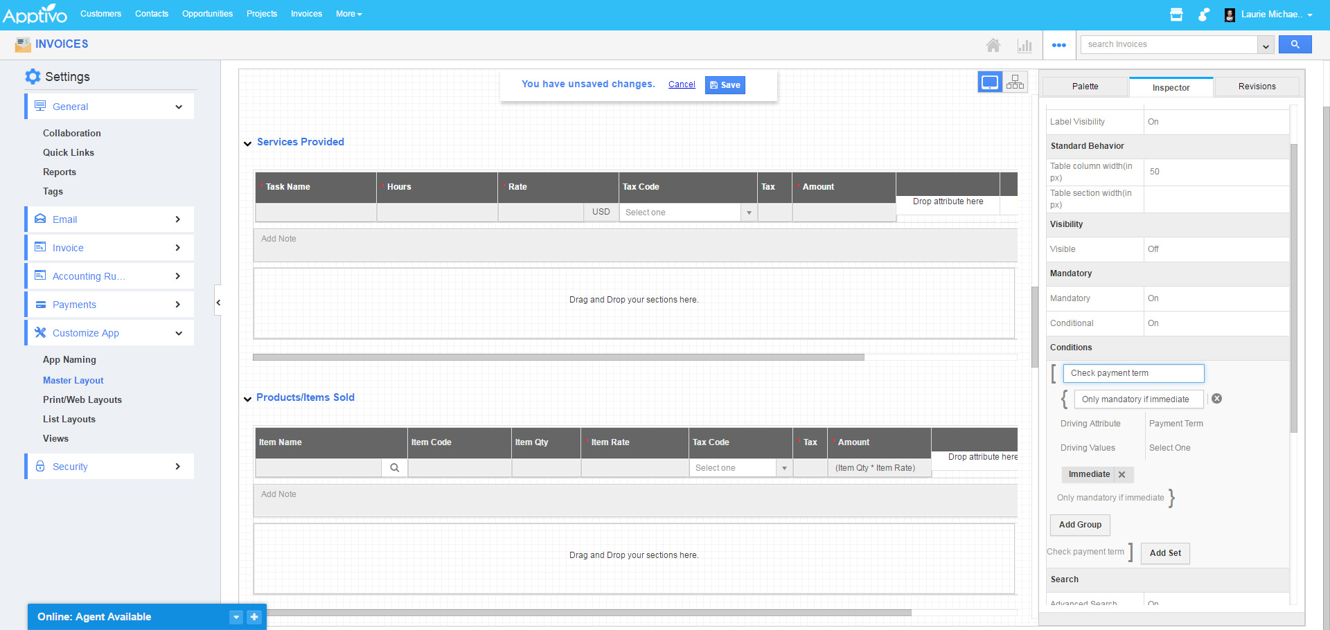 Invoices V6 Master Layout