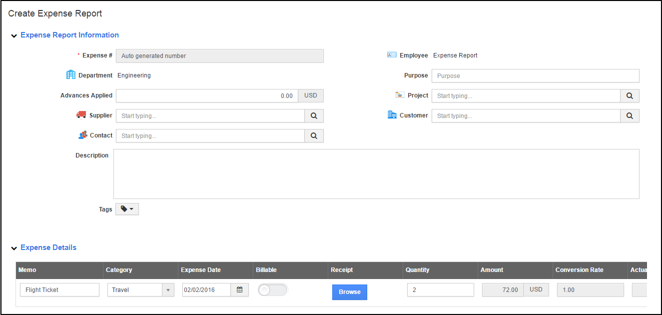 create-expense-report