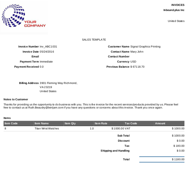 How to setup Invoices Tax code for Tunisia, North Africa?
