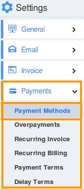 Payment Methods