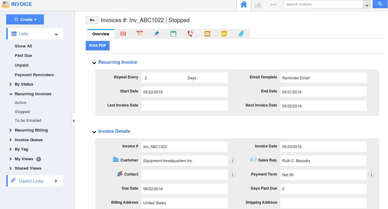 recurring-invoice